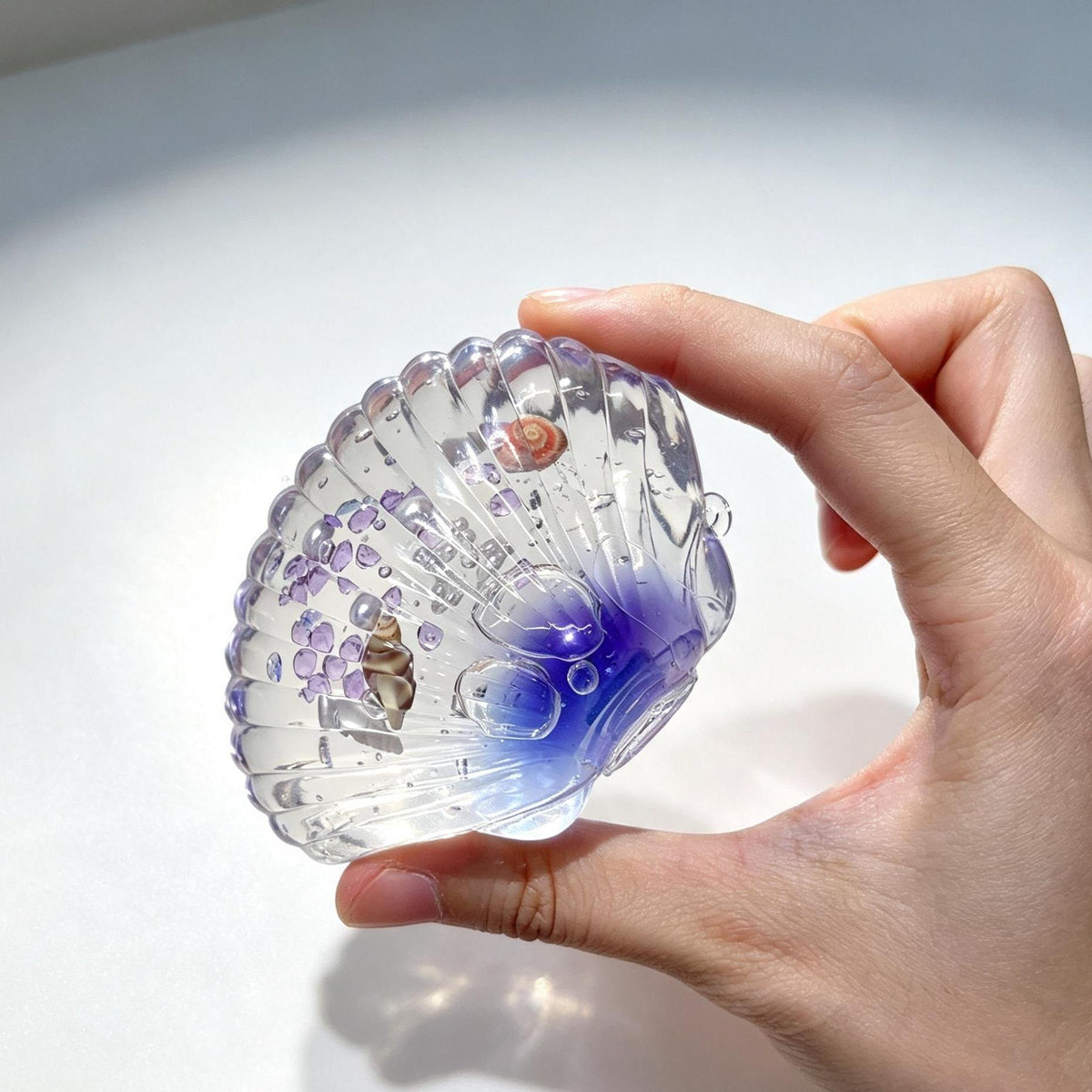Ocean Shell Handmade Squishy Ball, Stress Relief Fidget Toy,stress-relief squeeze ball