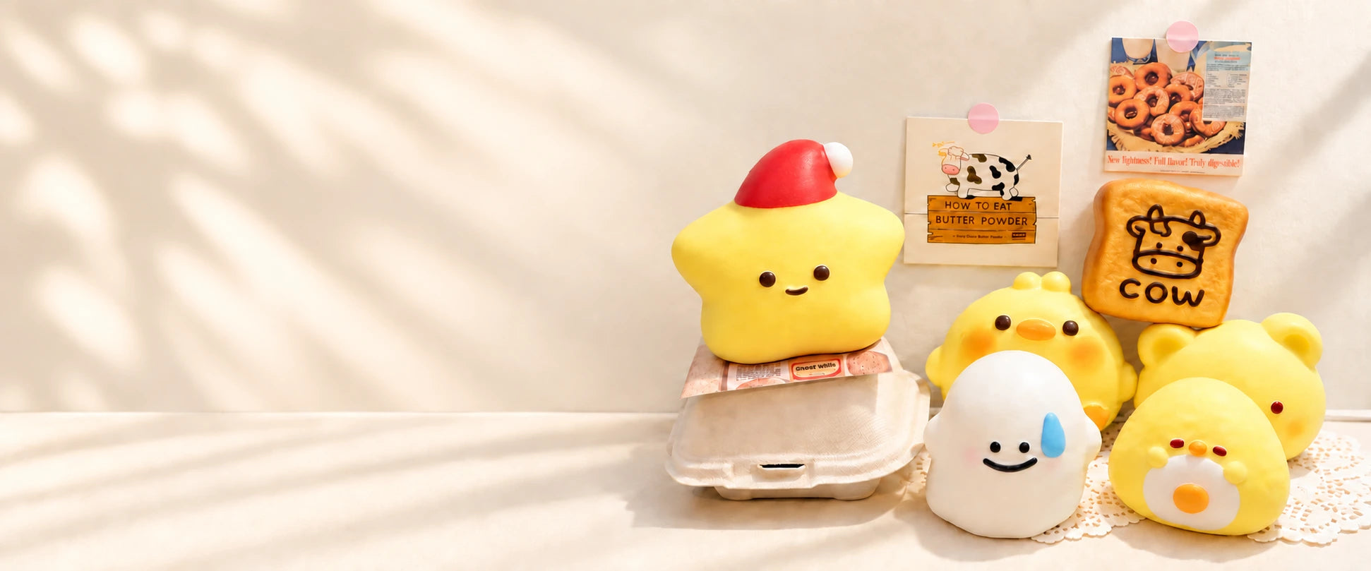 amaystudio yellow character squishy collection